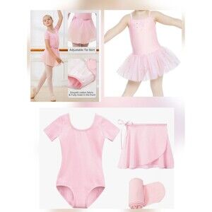 Girls Size 2t-3t & Dancewear Intermediate Pink Leotards